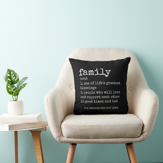Modern Family Life's Greatest Blessing Quote  Cushion (Chair)