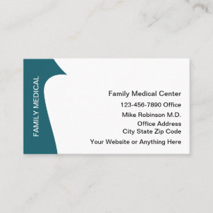 Modern Family Medical Practice Business Card