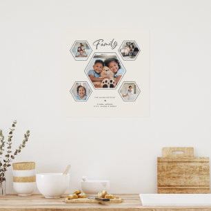 Modern Family Multi Photo Collage Gallery Poster