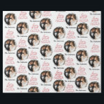 Modern Family Name and Wedding Photo Christmas  Wrapping Paper<br><div class="desc">Celebrate love and family this holiday season with this modern Christmas wrapping paper! Fully customisable with your family name and a wedding photo, it features a clean, contemporary design perfect for adding a personal and memorable touch to your gifts. Ideal for newlyweds, family celebrations, or anyone who wants to make...</div>