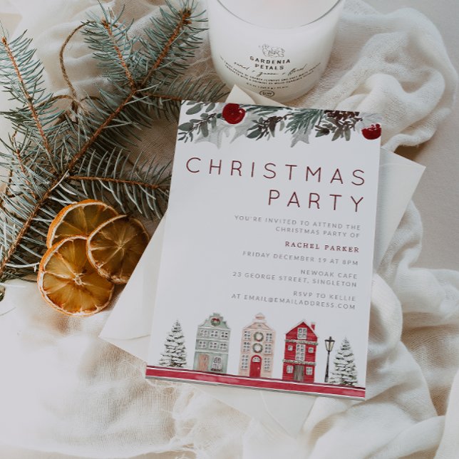 Modern Family or Office Christmas Party Invitation (Creator Uploaded)