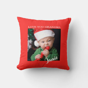 Modern Family Photo Christmas Cushion