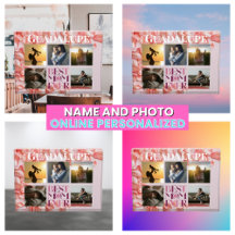 Modern Family Photo Collage Best Mum Ever Floral