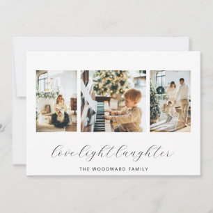 Modern Family Photo Collage Christmas Holiday Card