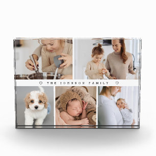 Modern Family Photo Collage Personalized name