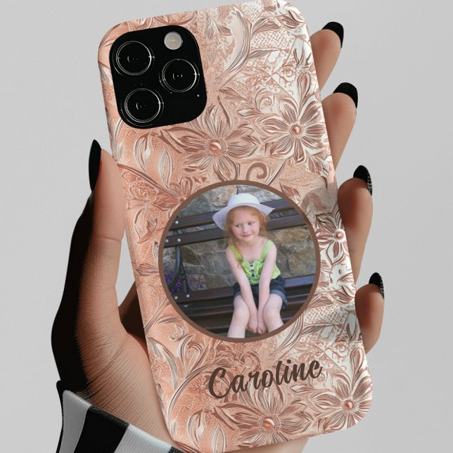 Modern Family Photo Floral Case-Mate iPhone Case (Creator Uploaded)