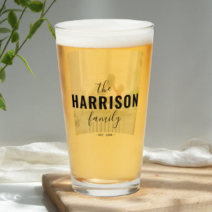 Modern Family Photo Glass