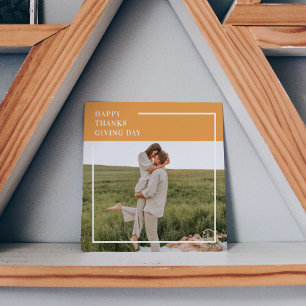 Modern Family Photo& Happy Thanksgiving Day Gift
