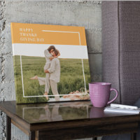 Modern Family Photo& Happy Thanksgiving Day Gift