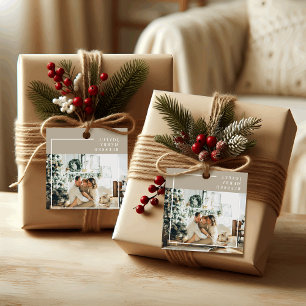 Modern Family Photo   Joyful Merry Blessed  Favour Tags