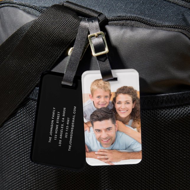 Modern Family Photo Luggage Tag (Modern Family Photo Luggage Tag)