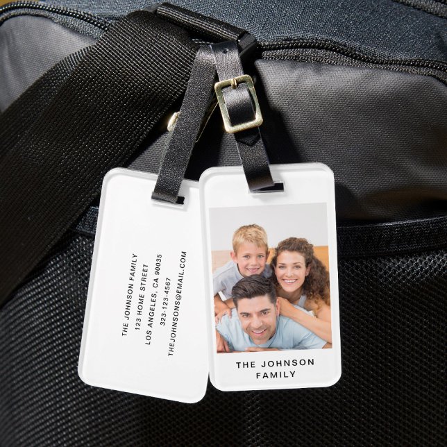 Modern Family Photo Luggage Tag (Modern Family Photo Luggage Tag)