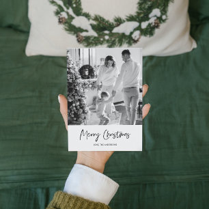 Modern Family Photo   Merry Christmas   Holiday