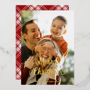 Modern Family  photo Merry Christmas Script Tartan