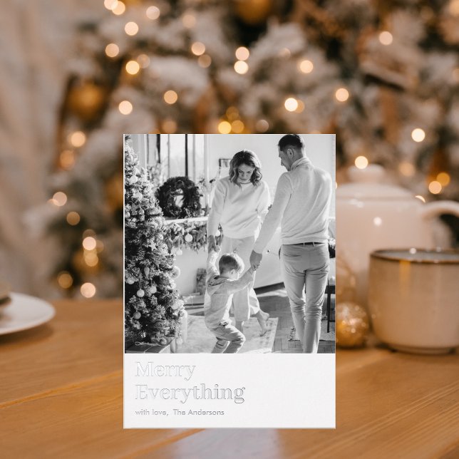 Modern Family Photo | Merry Everything | Holiday (Creator Uploaded)