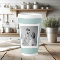 Modern  Family Photo Mint Simple Lovely Gift