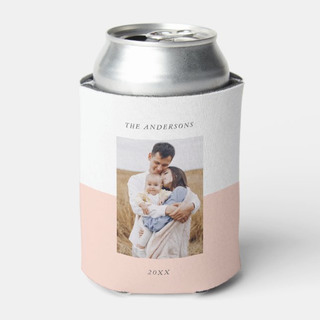 Modern Family Photo Personalised Can Cooler (Can Front)