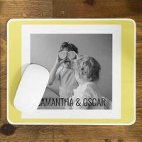 Modern Family Photo Yellow Simple Lovely Gift