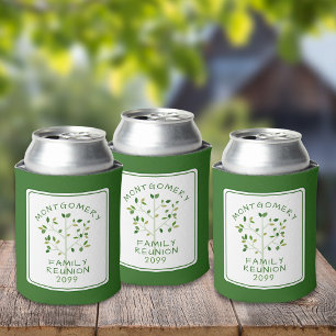 Modern Family Reunion Family Tree Personalised Can Cooler