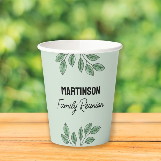 Modern Family Reunion Summer Tree Paper Cups (Creator Uploaded)