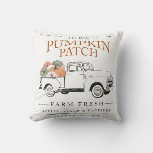 Modern Farmhouse Fall truck pillow