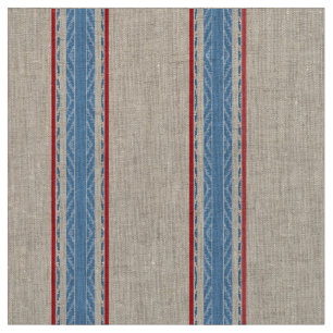Modern Farmhouse Feed Sack Stripe/Ticking Blue Fabric