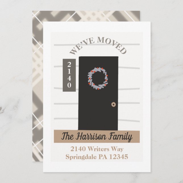 Modern Farmhouse Moving Announcement (Front/Back)