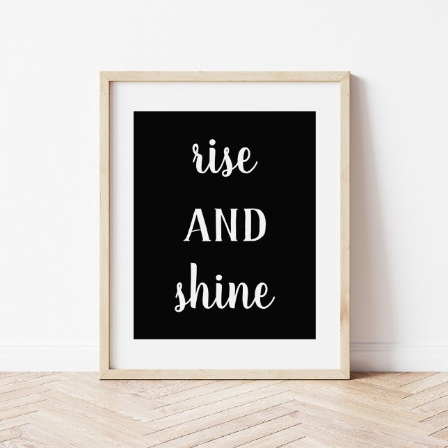 Modern Farmhouse Rise and Shine Print (Creator Uploaded)