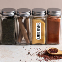 Modern Farmhouse Style Spice Jar Labels - SAVORY