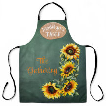 Modern Farmhouse Sunflower Botanical Personalised