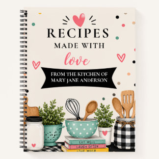 Modern Farmhouse Vintage Recipe Book |