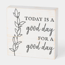 Modern Farmhouse Wooden Block