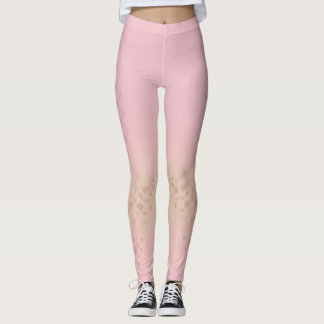 modern fashion pink leggings