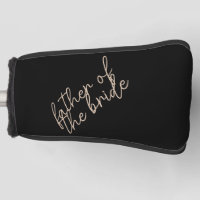 Modern Father of the Bride | Beige + Black Script