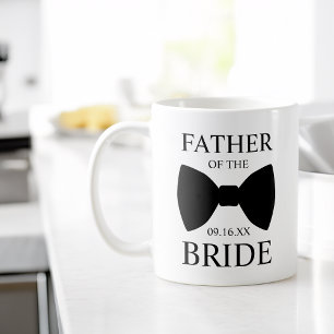 Modern Father of the Bride Bowtie Coffee Mug