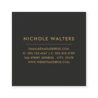 Modern Faux Foil Painted Circle | Gold Gold