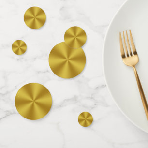 Modern Faux Gold Confetti