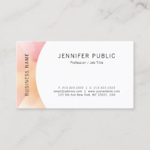 Modern Faux Gold Simple Template Professional Business Card