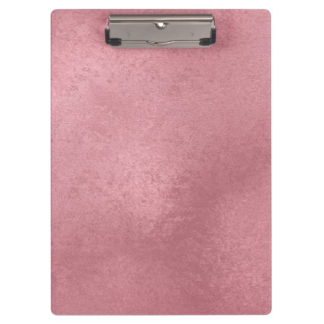 Modern faux rose gold clipboard (Front)