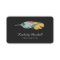 Modern Feather Business Cards / Grey Aqua
