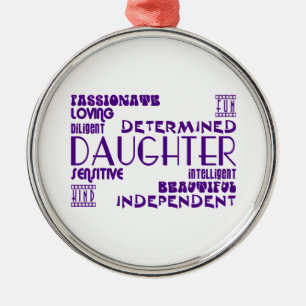 Modern Feminine Chic & Stylish Daughters Metal Tree Decoration
