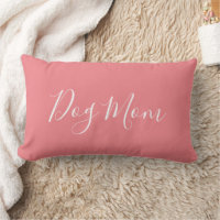 Modern Feminine Coral Script Dog Mum