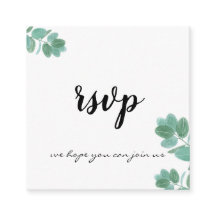 Modern Fern Trendy Elegant Calligraphy Botanical