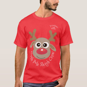 Modern Festive Christmas Family Fun  T-Shirt