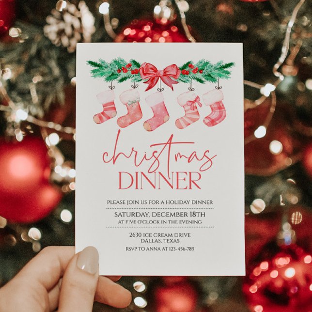 Modern Festive Christmas Party Invitation (Creator Uploaded)