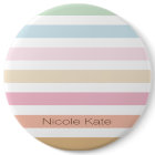 modern fine pastel colour monogram