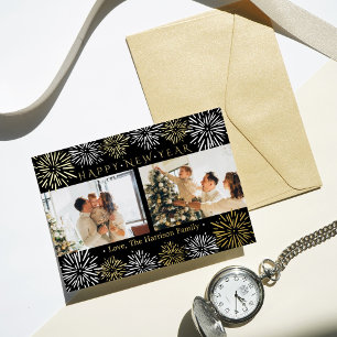 Modern Fireworks 2 Photo Happy New Year Real