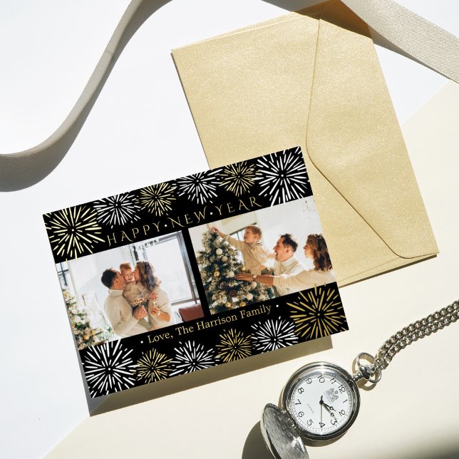 Modern Fireworks 2 Photo Happy New Year Real (Creator Uploaded)