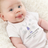Modern First Christmas Cosy Reindeer