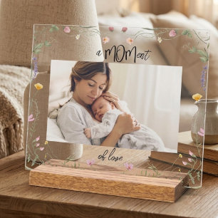 Modern  First Mother's Day Photo Acrylic Gift Sign